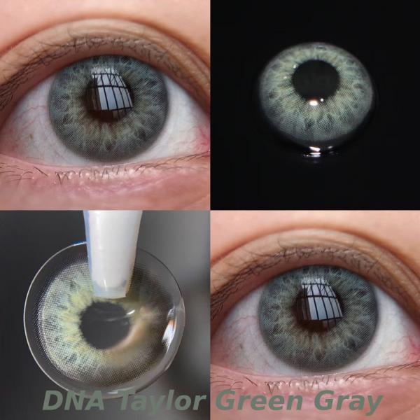 Green Gray Ημερήσιοι φακοί επαφής με χρώμα - Έγχρωμοι φακοί επαφής